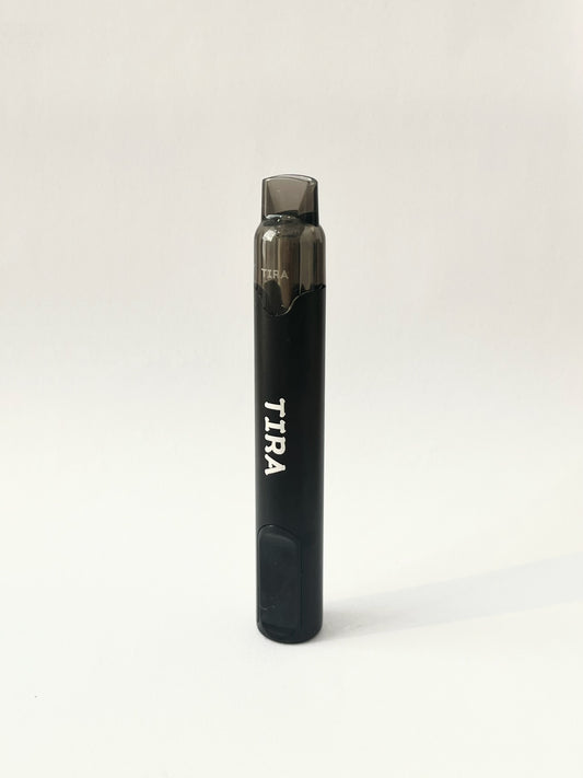 CLOUD WALK x TIRA Refillable Vape Kit – Sleek Black Pod System | Rechargeable Device + Reusable Cartridge | Premium Metal Design